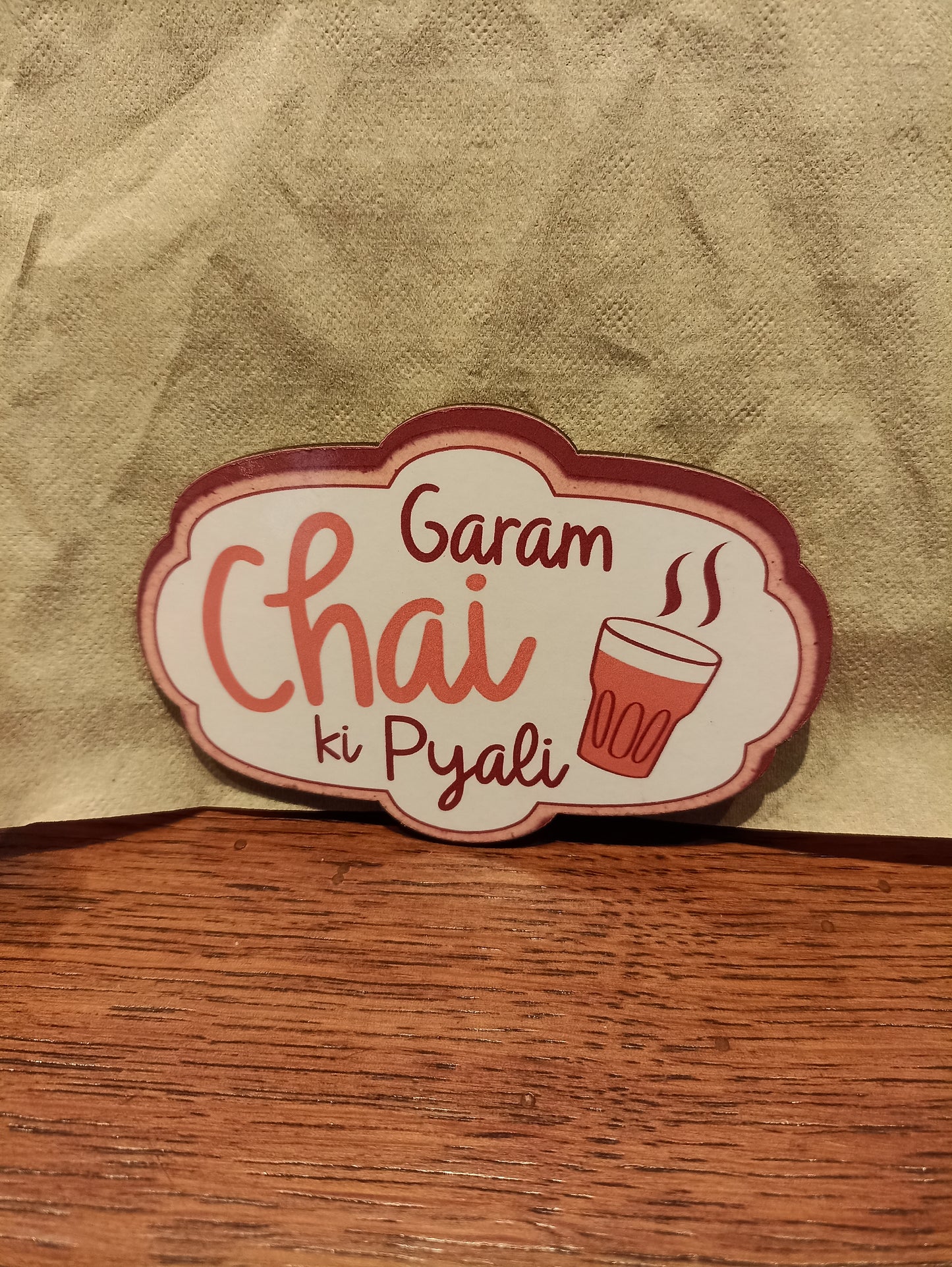 Garam Chai Fridge Magnet