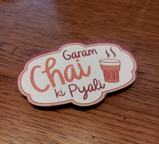 Garam Chai Fridge Magnet