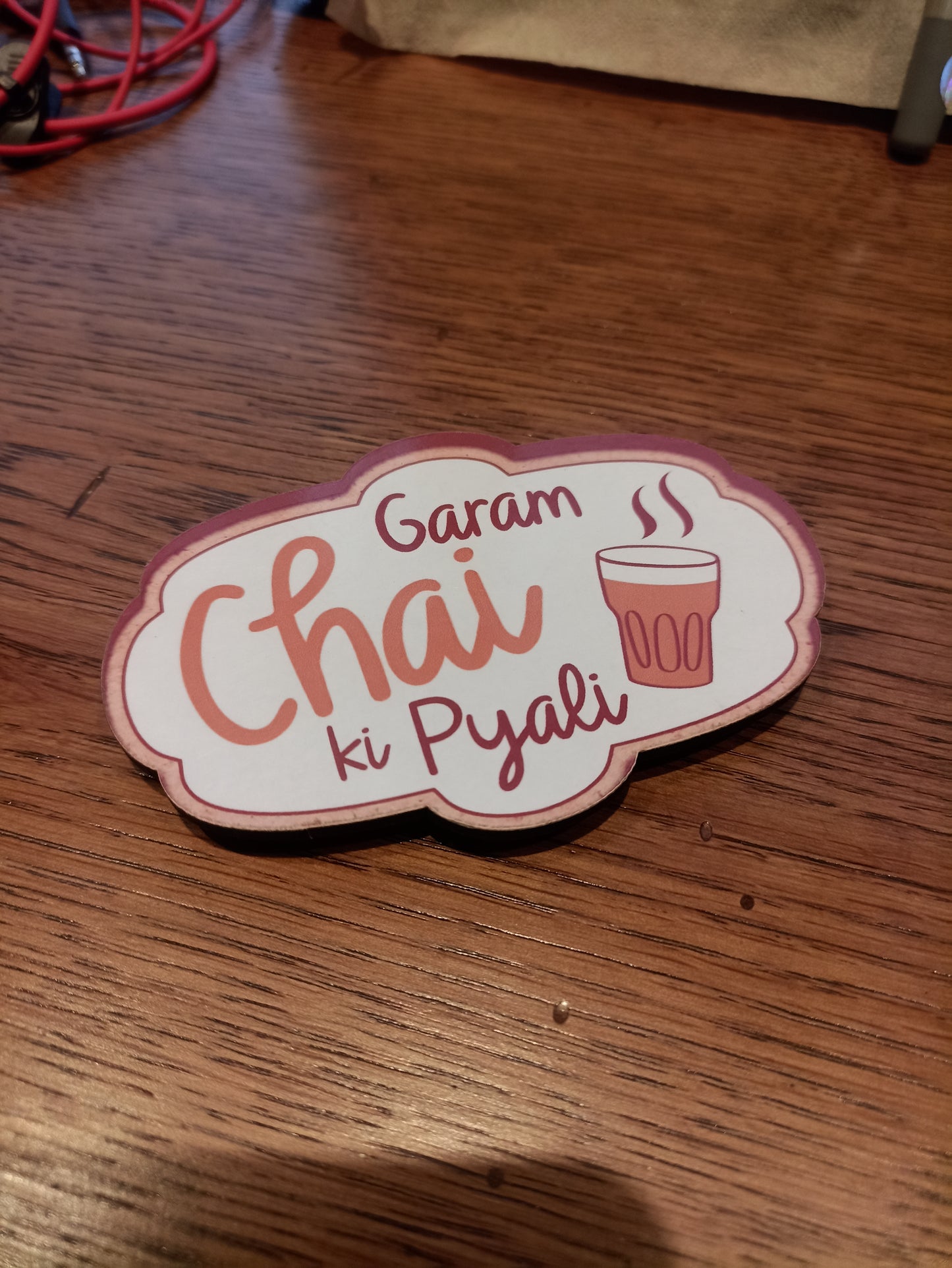 Garam Chai Fridge Magnet