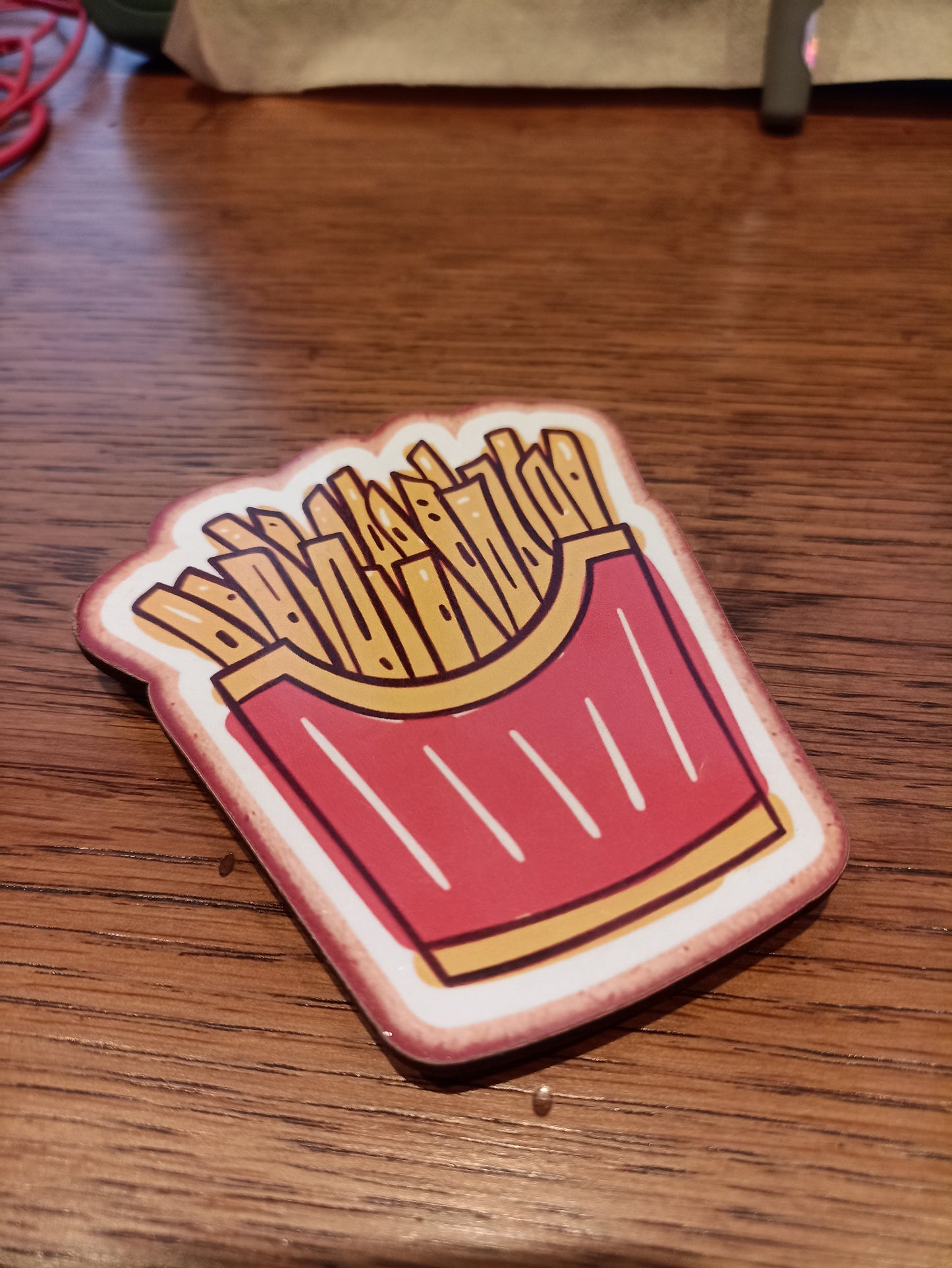 French Fries Fridge Magnet