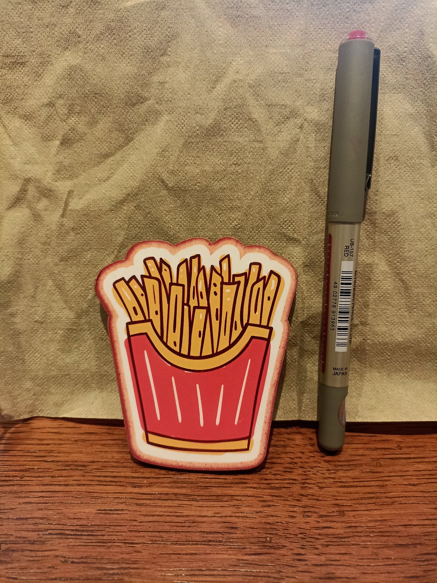 French Fries Fridge Magnet