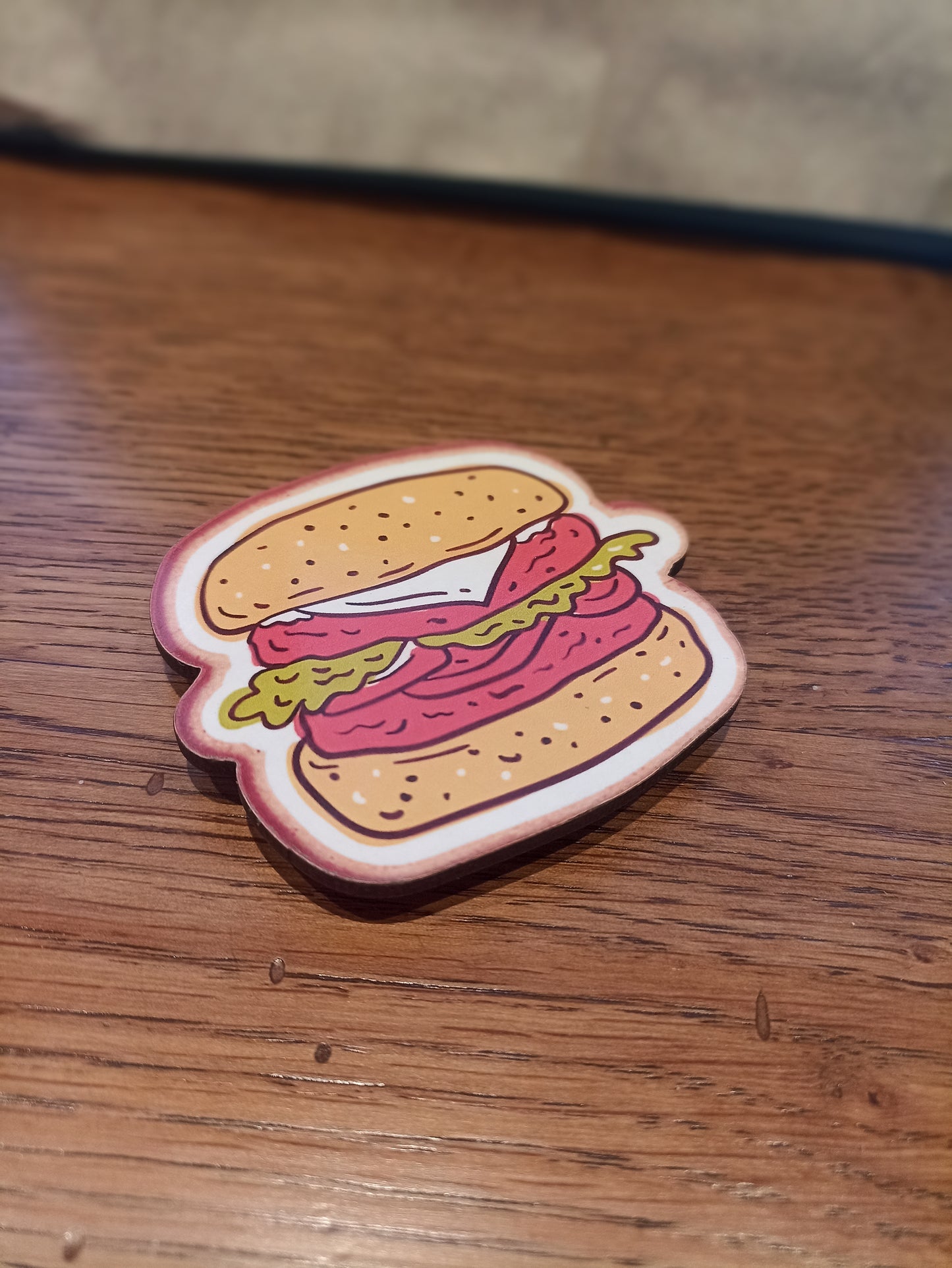 Burger Fridge Magnet