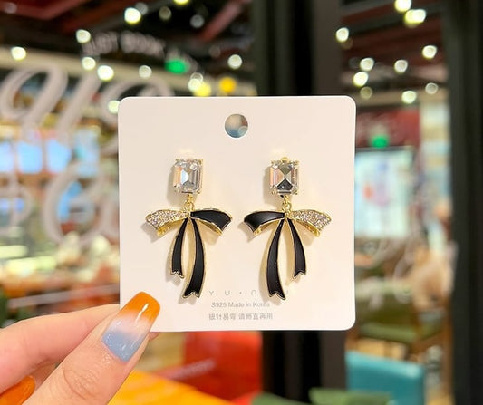 Korean Bow Earrings