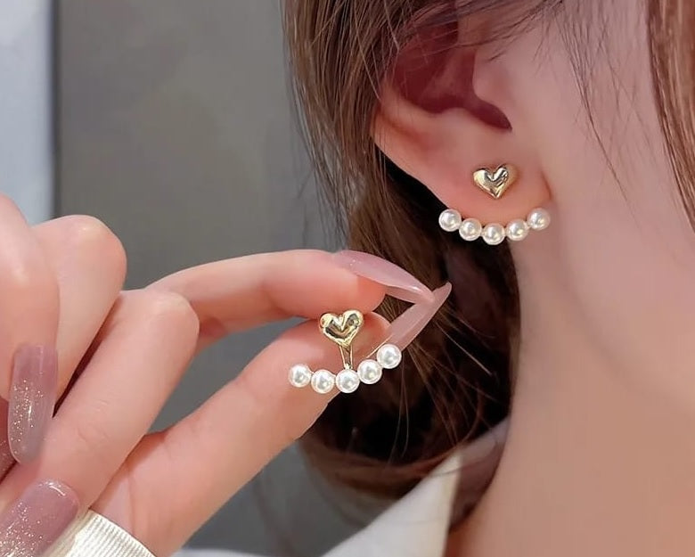 Korean Heart Earrings