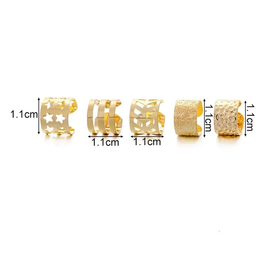 Ear cuffs set - Anti Tarnish