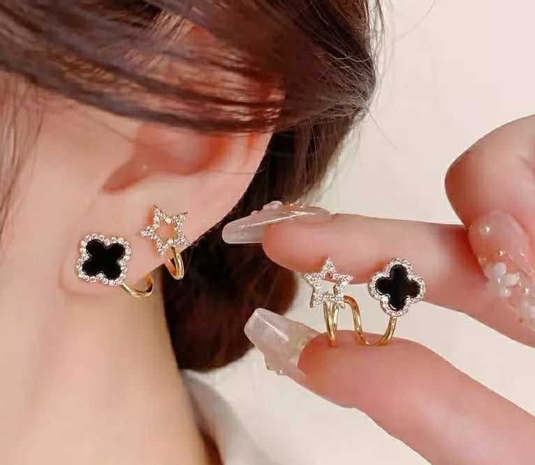 K-Drama Double Earrings