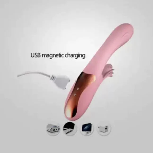 Intelligent Wand Multiple Tongue Rabbit Vibrator