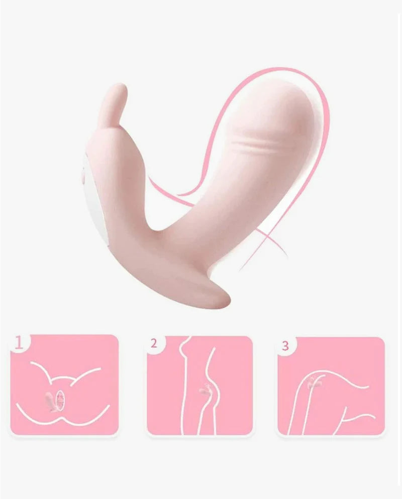 Invisible Wear Butterfly Remote Control Panty Vibrator